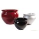 FISHBOWL BURGUNDY POT