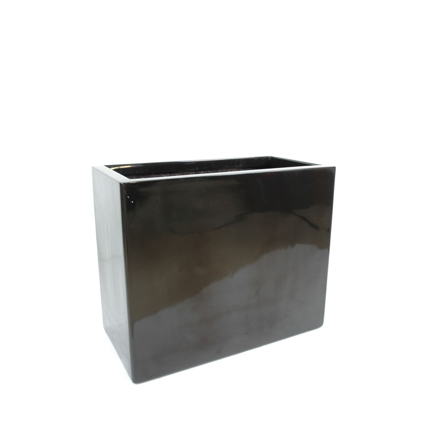 RECTANGLE POT GRIS CLAIR