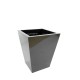 SQUARE POT BLACK MARBLE