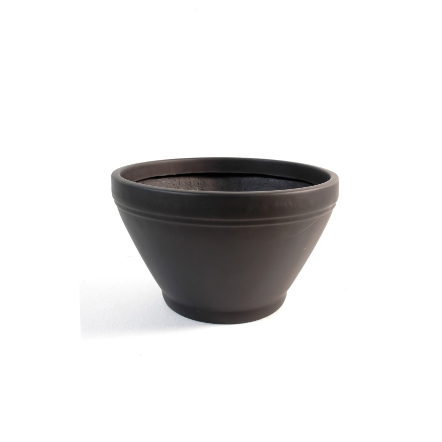 WIDE POT MATT BLACK