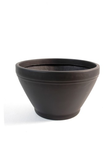 WIDE POT MATT BLACK