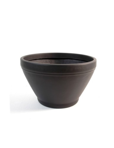 LIGHT GREY WIDE POT