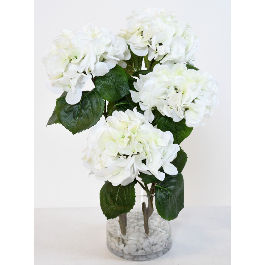 BOUQUET HORTENSIA BLANC