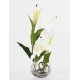 WHITE LILY CENTREPIECE