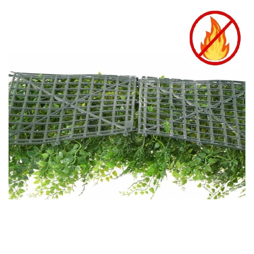 GREEN WALL MIXED FERN BACKGROUND 50*50 FR - Fire Resistant