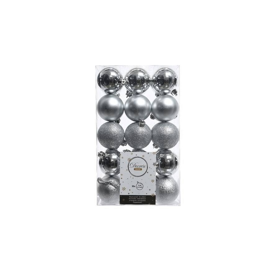 BOULE INCASSABLE ARGENT (boite de 30)