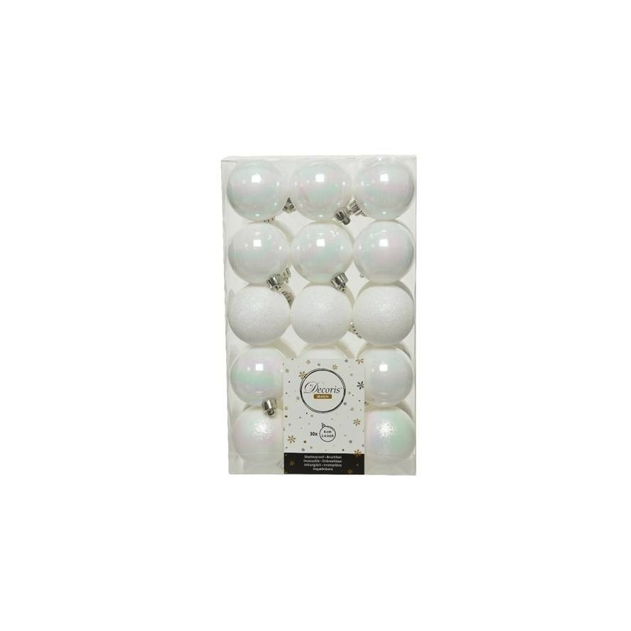 BOULE INCASSABLE BLANC (boite de 30)