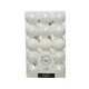 WHITE INCASSABLE BALL (box of 30)