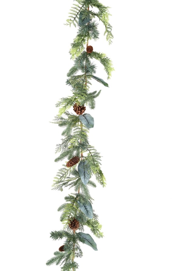 NATURAL PINE CONE GARLAND