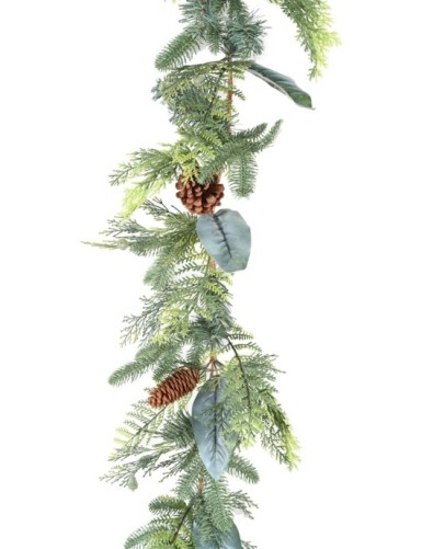 NATURAL PINE CONE GARLAND