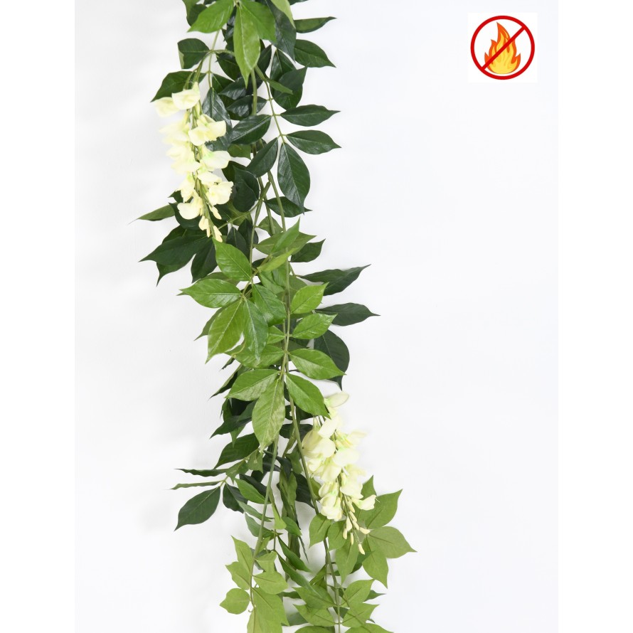 WISTERIA GARLAND NEW FR - Fire Resistant