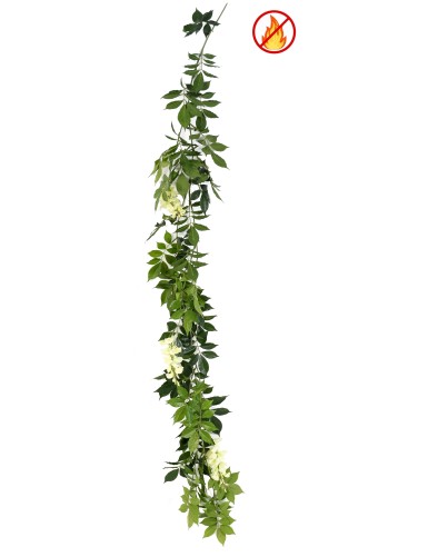 WISTERIA GARLAND NEW FR - Fire Resistant