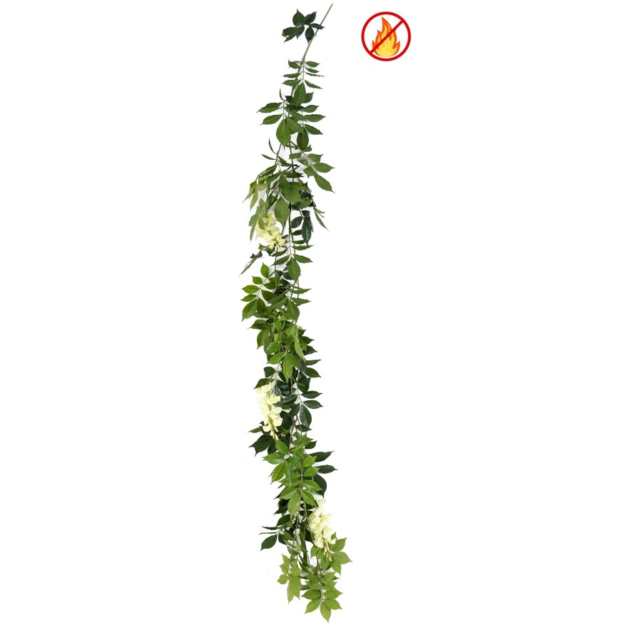 WISTERIA GARLAND NEW FR - Fire Resistant