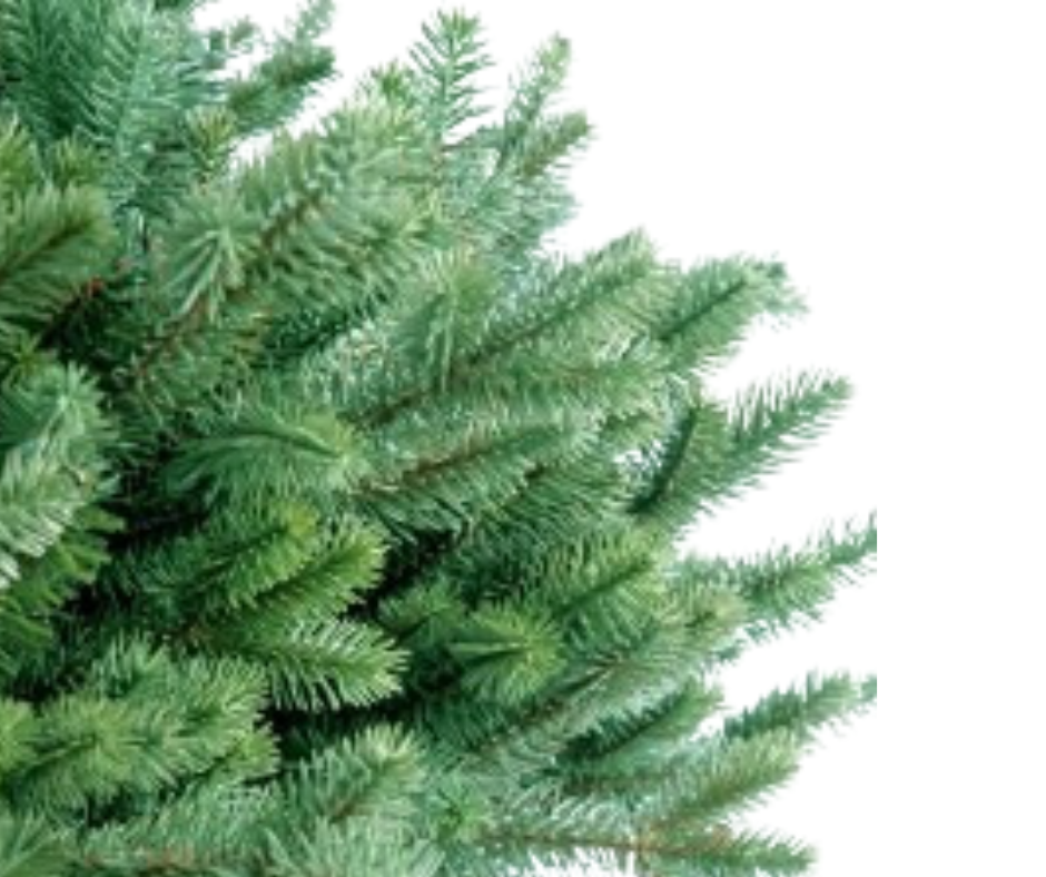 Artificial Christmas tree and pine with incredible realism